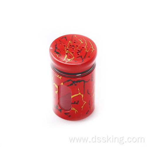 glass spice jar jar with lid canisters condiments bottles condiments container cosmet jar spices container kitchen